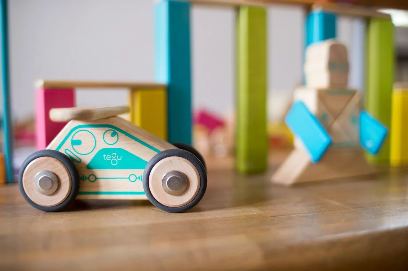 TEGU: Blues magnetischer Baukasten